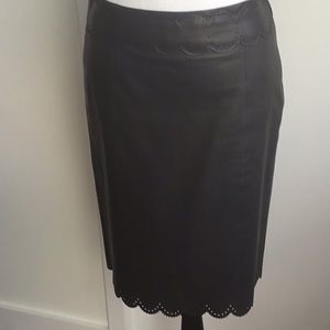 Leather skirt